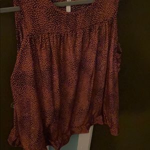 Cute cheetah print top